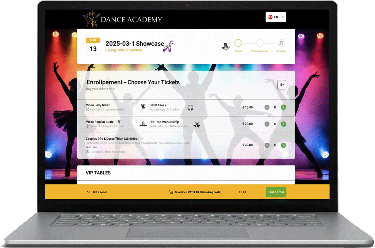 ticketverkoop nachtclub